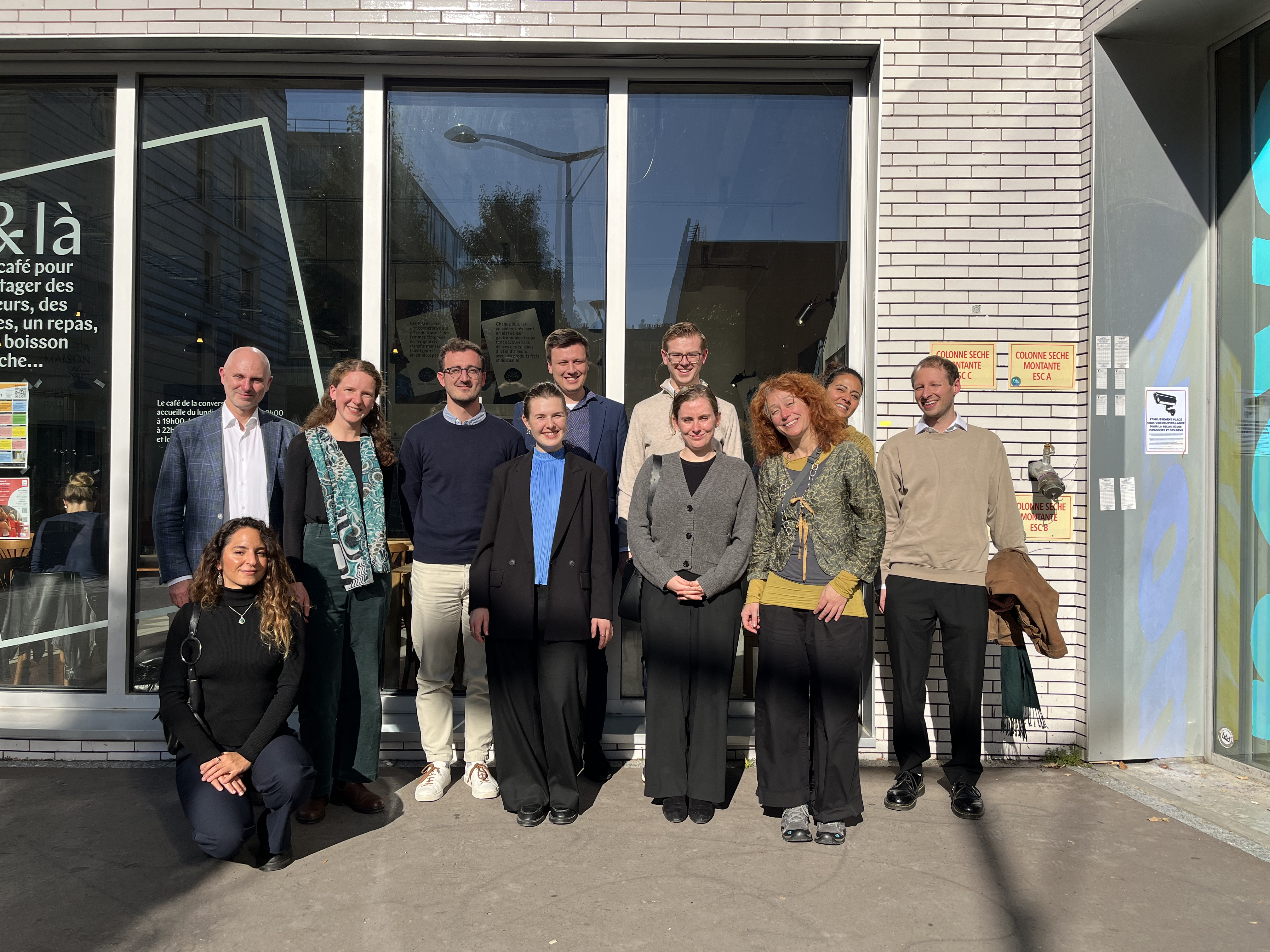 Group photo of the Cities of Equality Partnership Meeting in Paris.