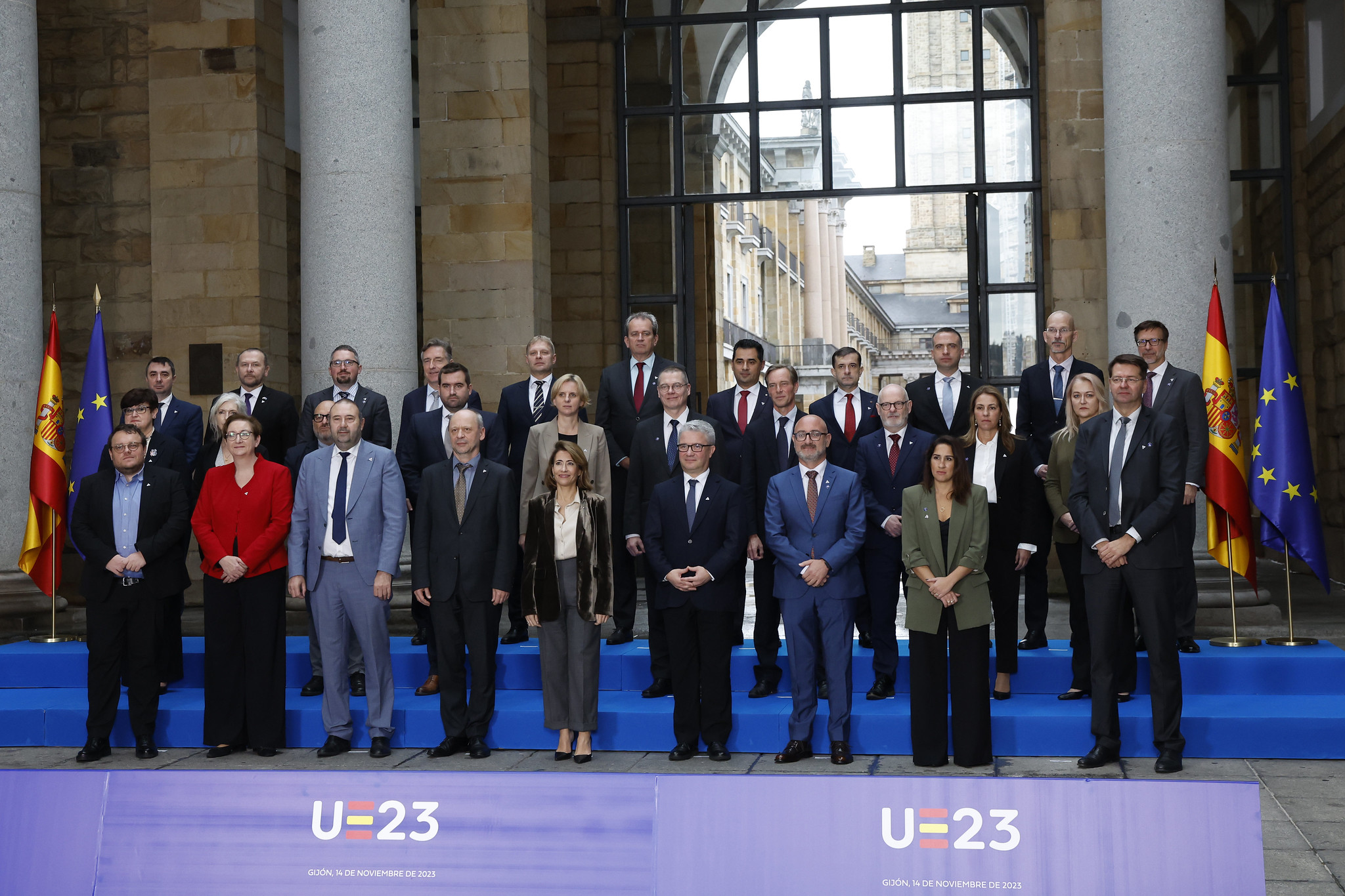 Family photo at Informal Ministerial Meeting on Housing and Urban Development in Gijon