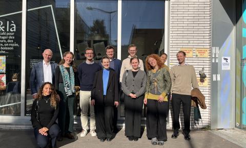 Group photo of the Cities of Equality Partnership Meeting in Paris.