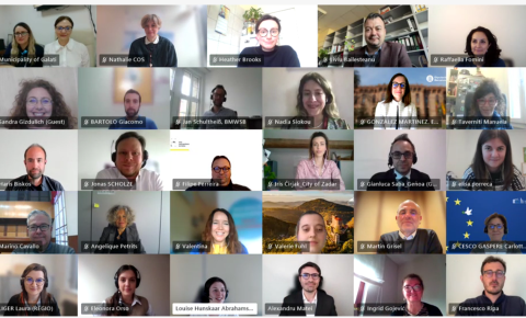 Participants of the first online Coordinators and Action Leaders meeting